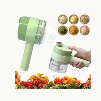 PICADOR DE VERDURAS INALÁMBRICO MULTIFUNCIONAL VERDE 🥗