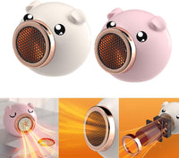 CALENTADOR ELECTRICO EN FORMA DE CHANCHITO ROSADO 🐽