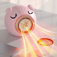 CALENTADOR ELECTRICO EN FORMA DE CHANCHITO ROSADO 🐽