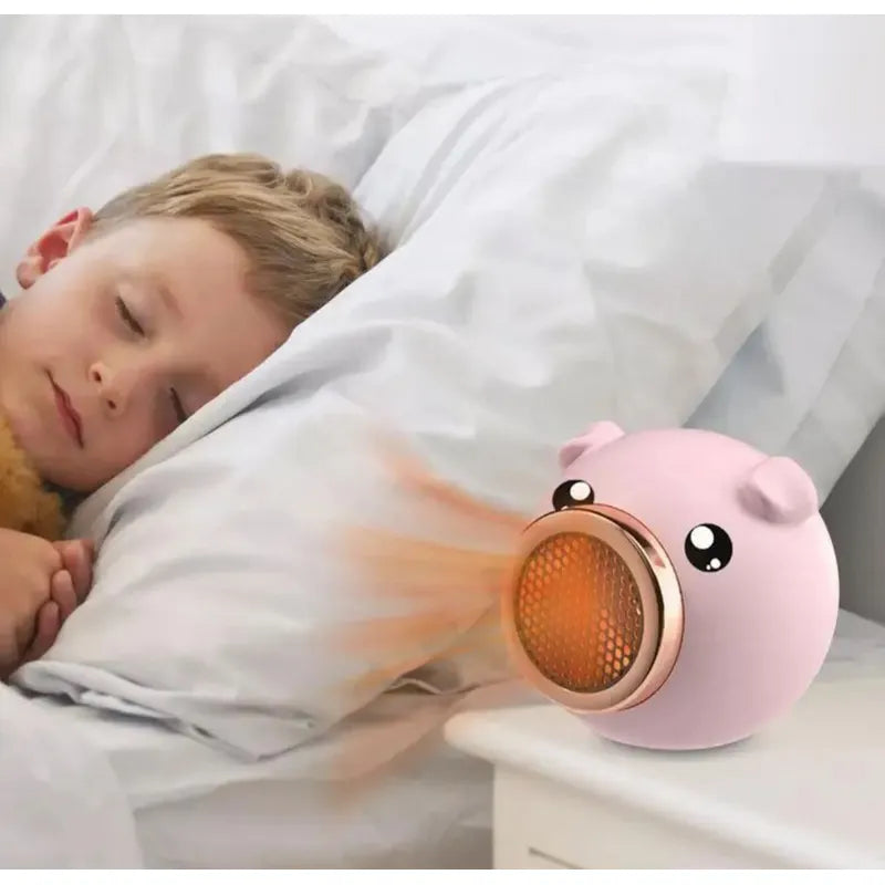 CALENTADOR ELECTRICO EN FORMA DE CHANCHITO ROSADO 🐽